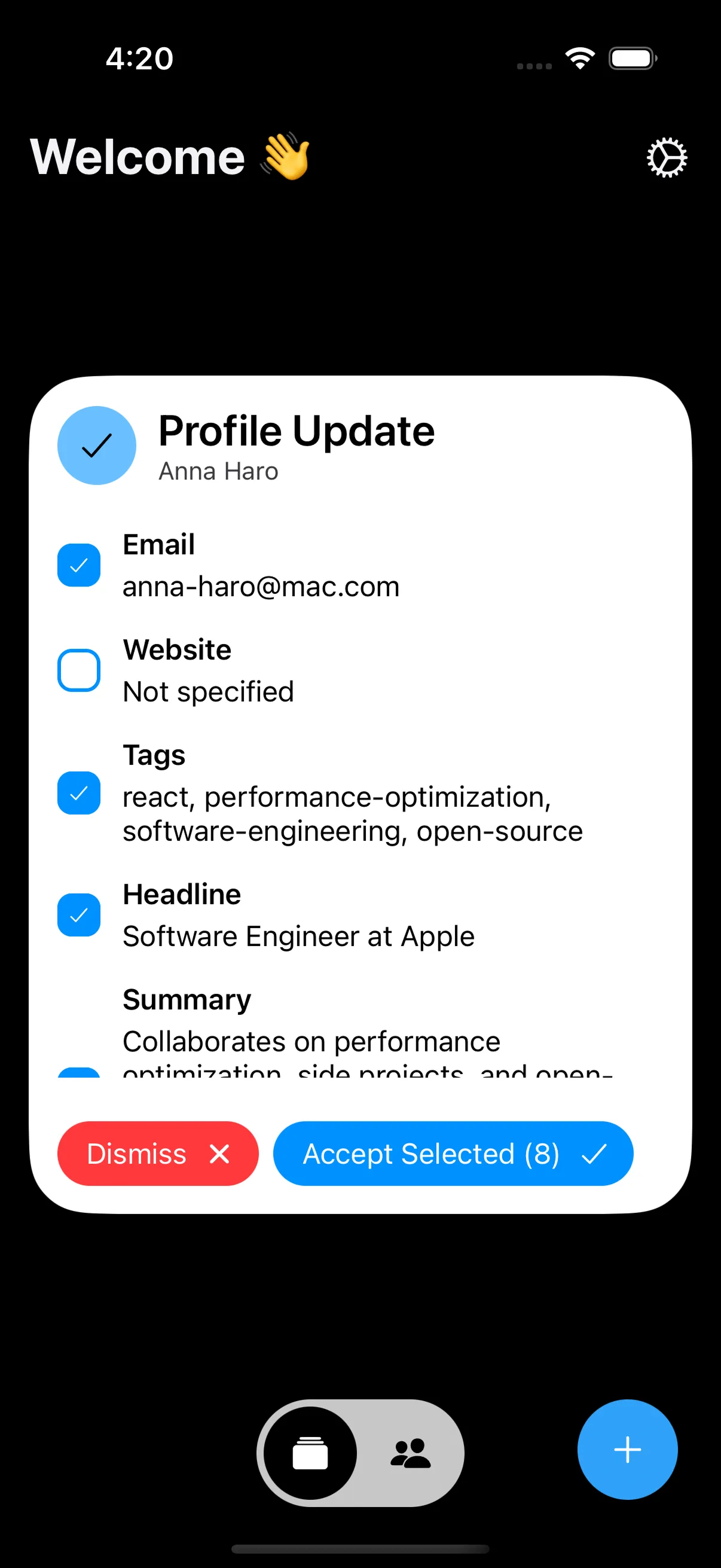 AI Data Parsing - Automatically extract and organize contact information